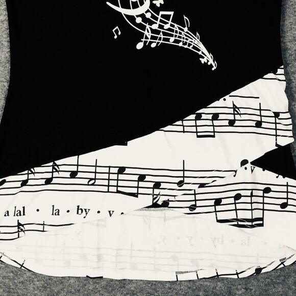 Nextmia Tunic Top WMS 22 Garden Of Music Layered Asymmetrical Dark Fairy Core - Picture 3 of 10